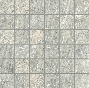 Lithia Gray Quartzite Look Porcelain Mosaic Tile | Tile Club
