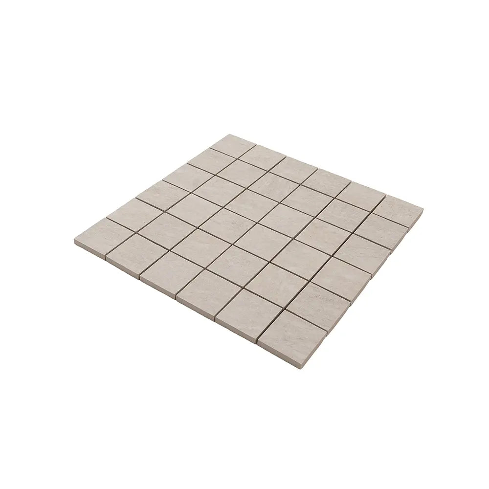 Lithia White Quartzite Look Porcelain Mosaic Tile | Tile Club
