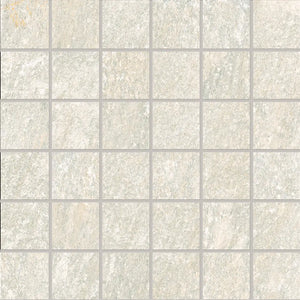 Lithia White Quartzite Look Porcelain Mosaic Tile