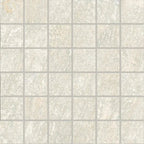 Lithia White Quartzite Look Porcelain Mosaic Tile | Tile Club