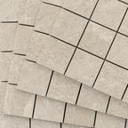 Lithia Beige Quartzite Look Porcelain Mosaic Tile | Tile Club