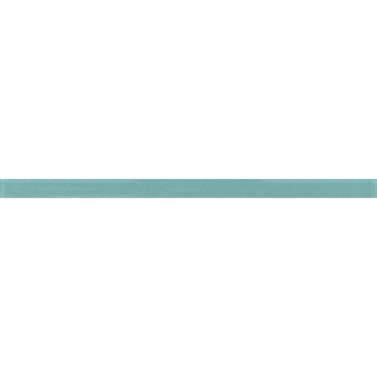 Glacier Aqua Frosted Glass Pencil Liner | Tile Club