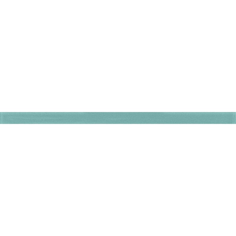 Glacier Aqua Frosted Glass Pencil Liner | Tile Club