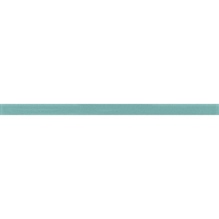 Glacier Aqua Frosted Glass Pencil Liner | Tile Club