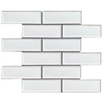 2x6 Dimension White Brick Porcelain Mosaic Tile