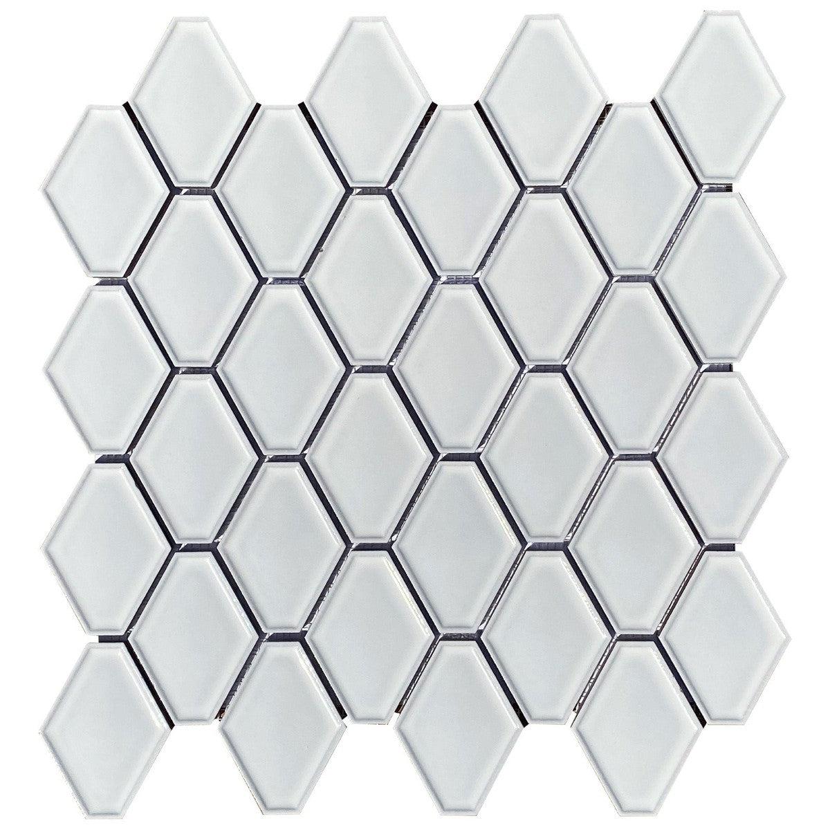 Dimension White Mini Diamond Porcelain Mosaic Tile