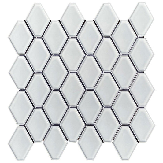 Dimension White Mini Diamond Porcelain Mosaic Tile