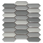 Dimension Gray Mix Beveled Picket Sample