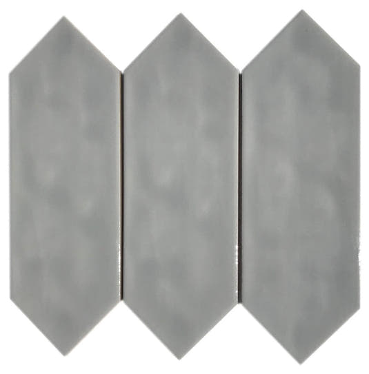 Cirrus Gray Picket Porcelain Mosaic Tile