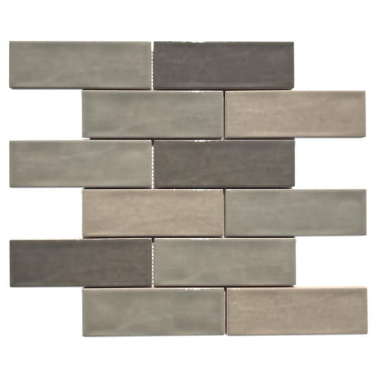 Dimension Taupe Mix Brick Porcelain Mosaic Tile