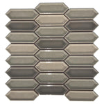 Dimension Taupe Mix Beveled Picket Porcelain Mosaic Tile