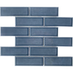 2x6 Dimension Blue Brick Porcelain Mosaic Tile