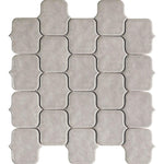Moroccan Scroll Gray Sample