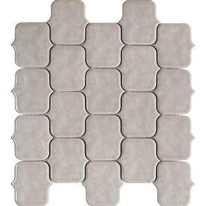 Moroccan Scroll Gray Sample