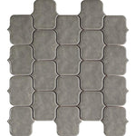 Moroccan Scroll Charcoal Gray