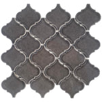 Dimension Gray Arabesque Porcelain Mosaic Tile