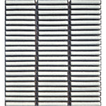 Lattice White Speckle Stacked Brick Sample