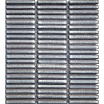 Lattice Silver Stacked Brick Sample