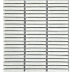 Lattice White Stacked Brick Sample
