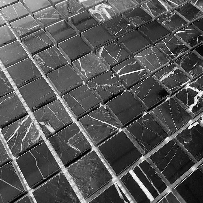Dramatic Black Tile in Nero Marquina Marble