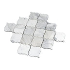 Calacatta Gold Arabesque Marble Mosaic Tile | Tile Club