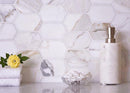 Elongated Diamond TIle backsplash