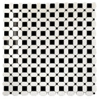 Thassos Octagon with Nero Marquina Squares Marble Mosaic Tile | Tile Club