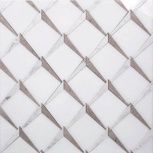 Arrowhead Marble Mosaic Tile Sample
