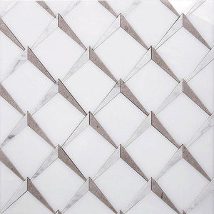 Arrowhead Marble Mosaic Tile Sample