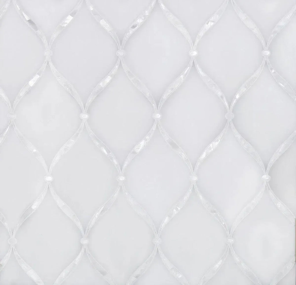 mother of pearl marble mosaic tile