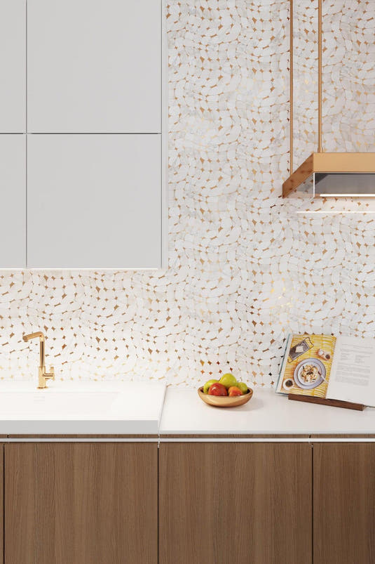 Gold Brass Mosaic Tile