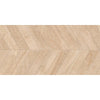 Japandi Chevron Maple Wood-Look Tile Flooring