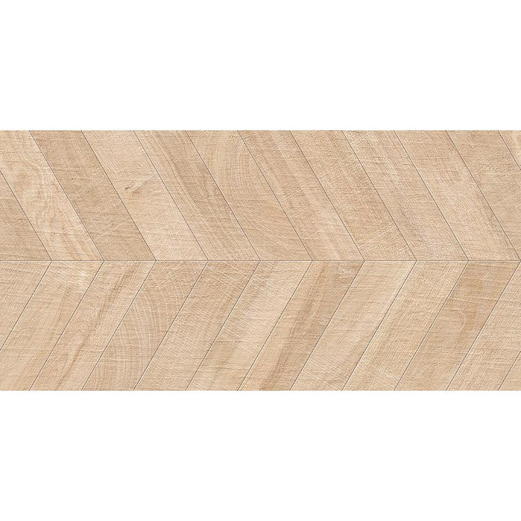 Japandi Chevron Maple Sample