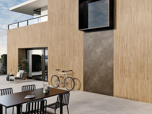 Japandi Maple Slat Wall Tile | Tile Club