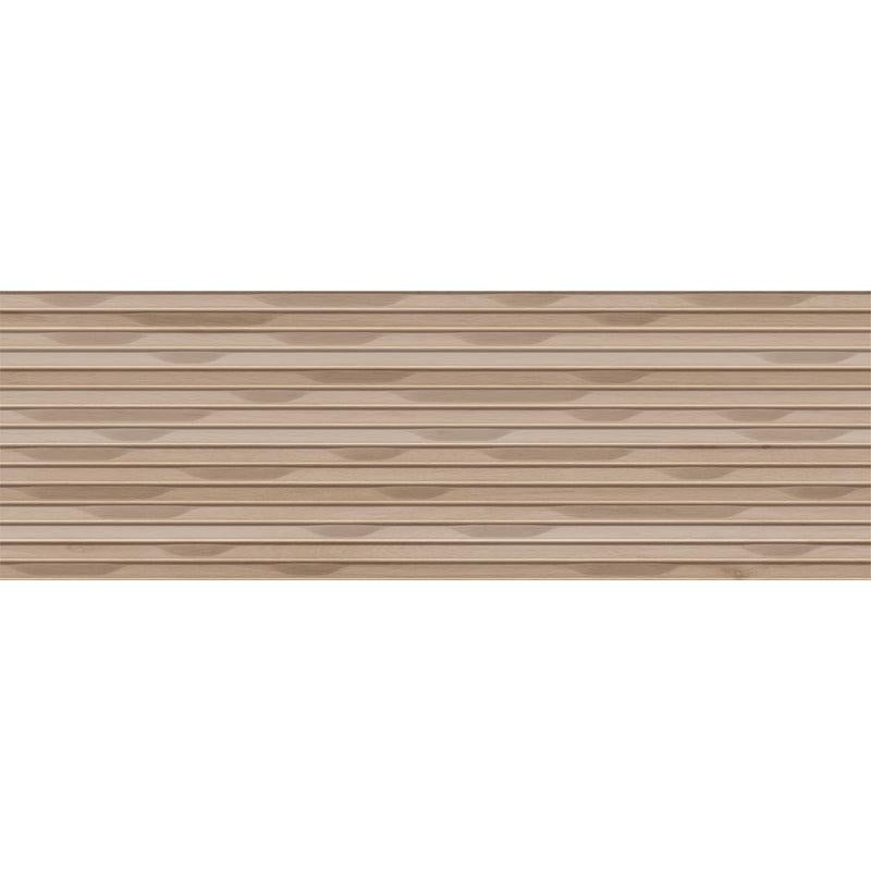 Japandi Oak Textured 16x48 Ceramic Tile Sample