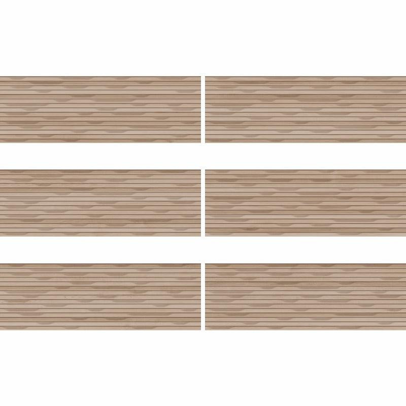 Japandi Oak Textured 16x48 Ceramic Tile | Tile Club