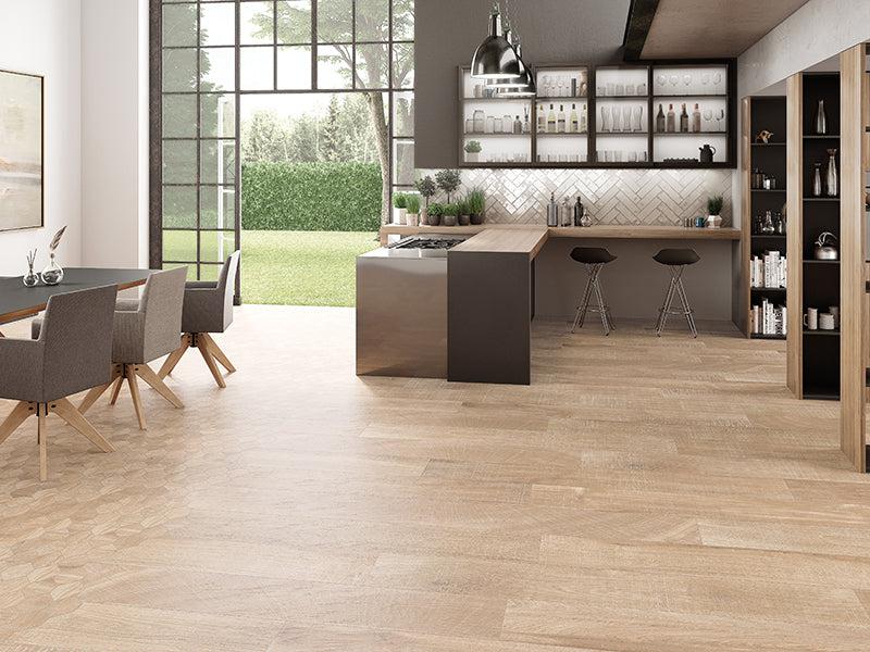 Japandi Maple 8x48 Wood-Look Tile Flooring