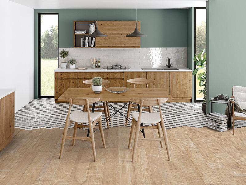 Japandi Maple 8x48 Wood-Look Tile Flooring | Tile Club