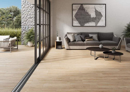 Japandi Oak 8x48 Wood-Look Tile Flooring | Tile Club