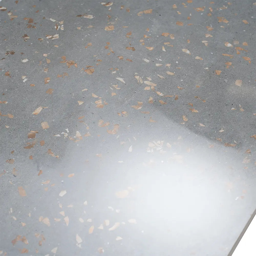 Speckled Concrete Polished Terrazzo Porcelain Tile | Tile Club