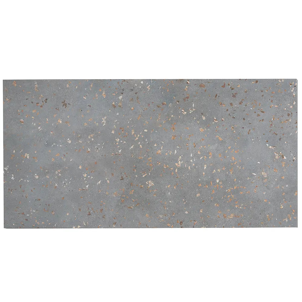 Speckled Concrete Polished Terrazzo Porcelain Tile | Tile Club