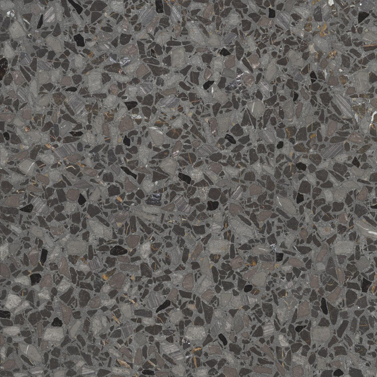 Constellation Black Terrazzo Porcelain Tile | Tile Club