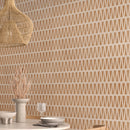 Tera Cotta Geometric Zigzag Wall Tile for 70s Style