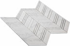 carrara chevron tile