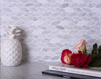 carrara leaf marble tile