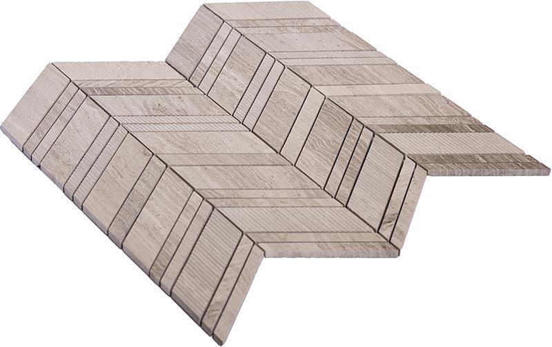 chevron wood tile