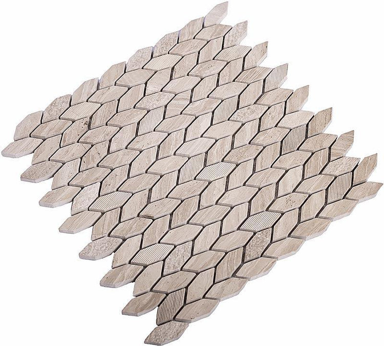 Wood Look Marble Mosaic Tile