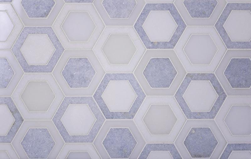 marble hexagon tile