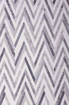 Bardiglio striped chevron mosaic tile