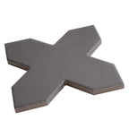 Carmel Matte Black Porcelain Cross Tile | Tile Club
